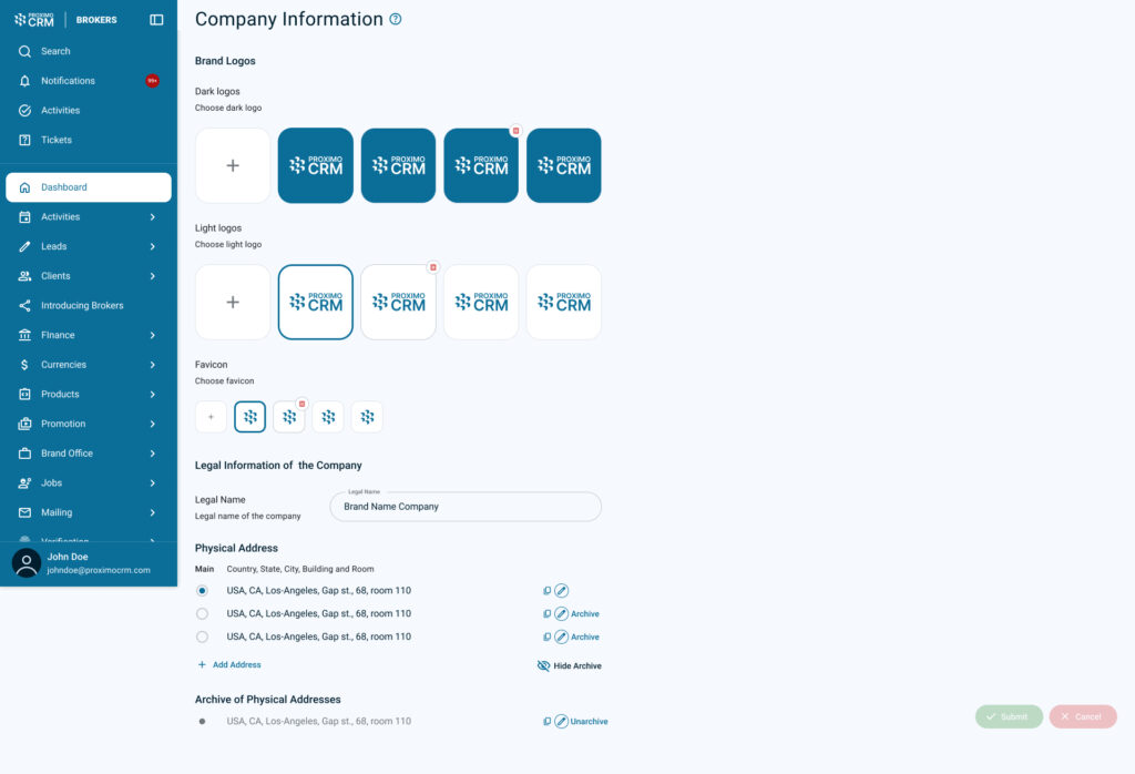 ProximoCRM for Financial Operations