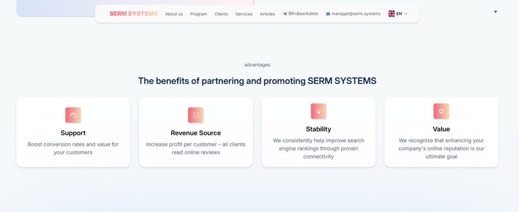 SERM SYSTEMS Online Reputation